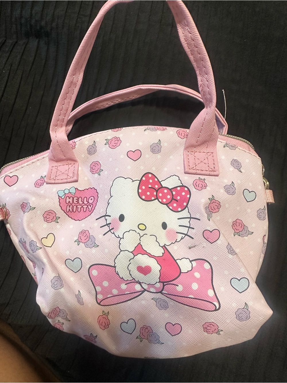 Hello Kitty Pink Heart Bow Handbag
